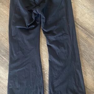 Fabletics PureLuxe High-Waisted Strappy Flare - Black - L